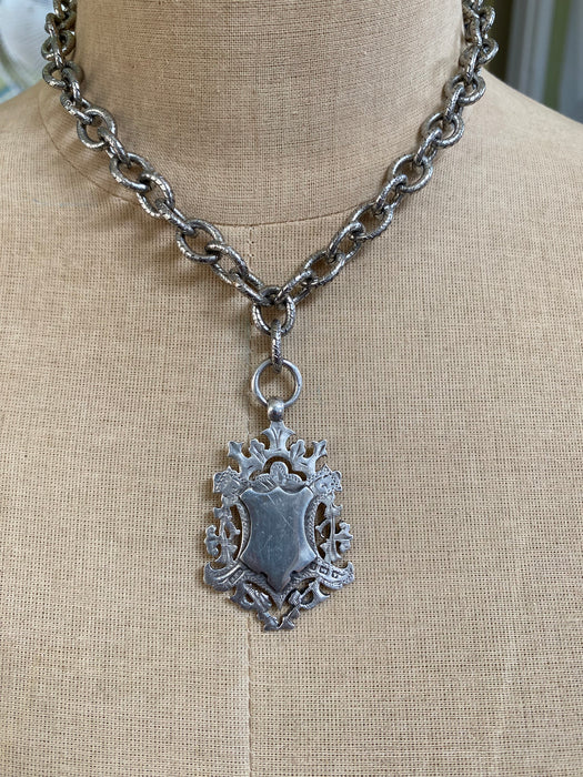 Vintage Sterling Fob Necklace